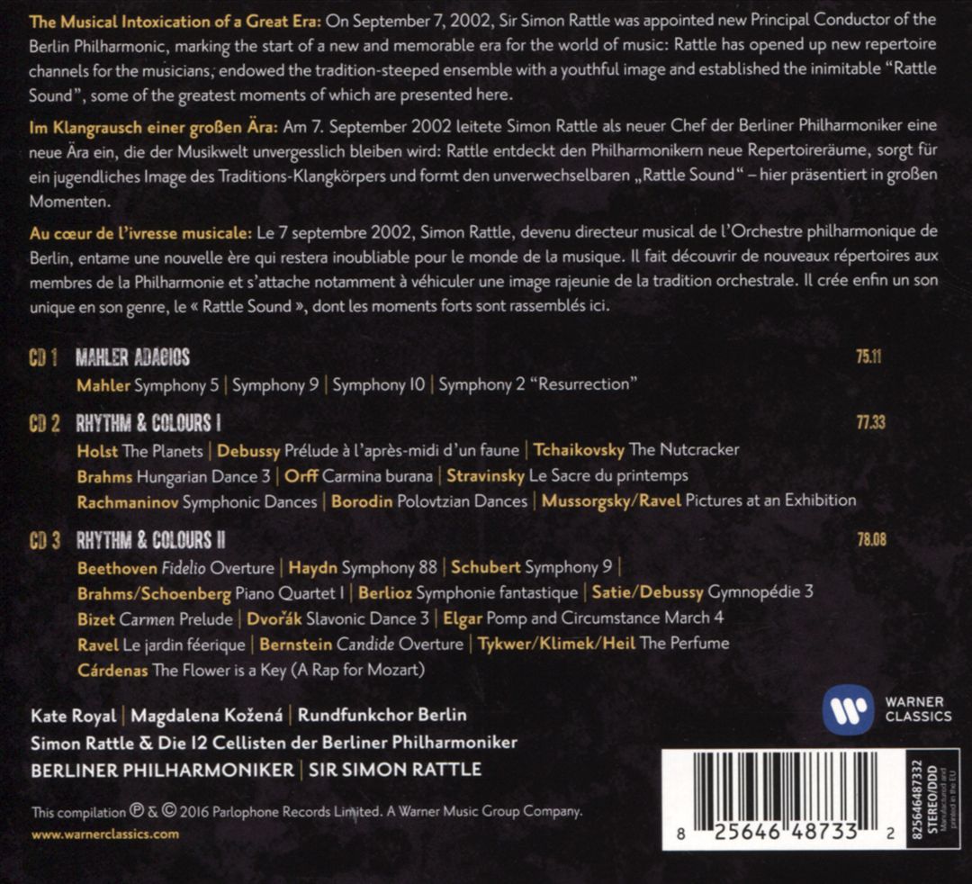 Sound of Simon Rattle, Berliner Philharmoniker cover art