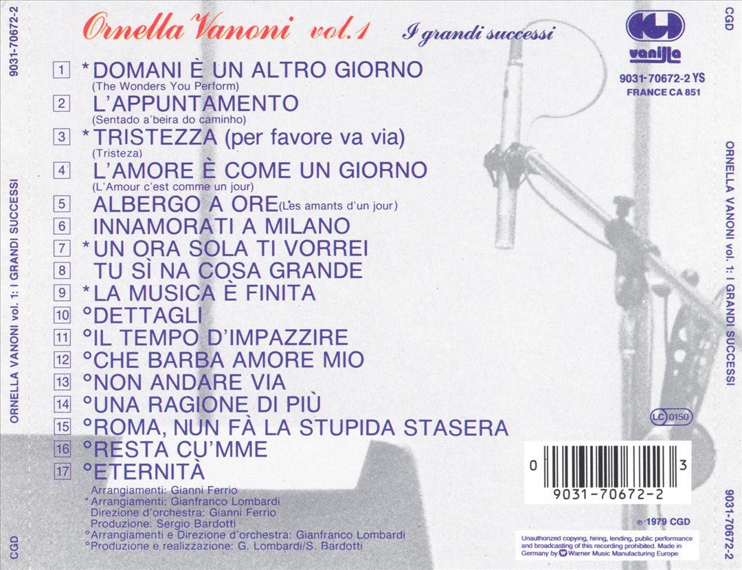 I Grand Success, Vol. 1 cover art