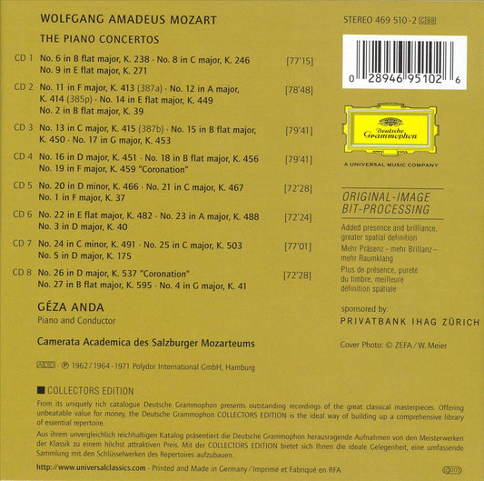 Mozart: The Piano Concertos [Box Set] cover art