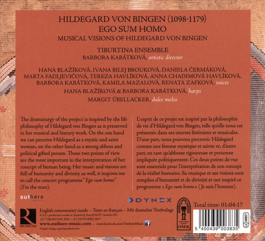Hildegard von Bingen: Ego Sum Homo cover art