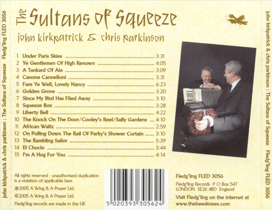 Sultans of Squeeze cover art