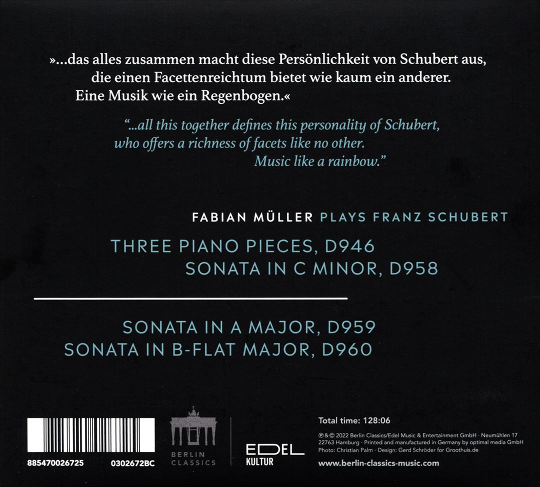31: Fabian Müller plays Franz Schubert cover art