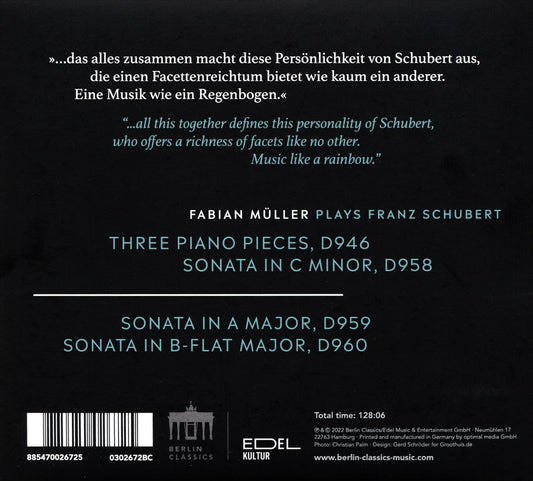 31: Fabian Müller plays Franz Schubert cover art