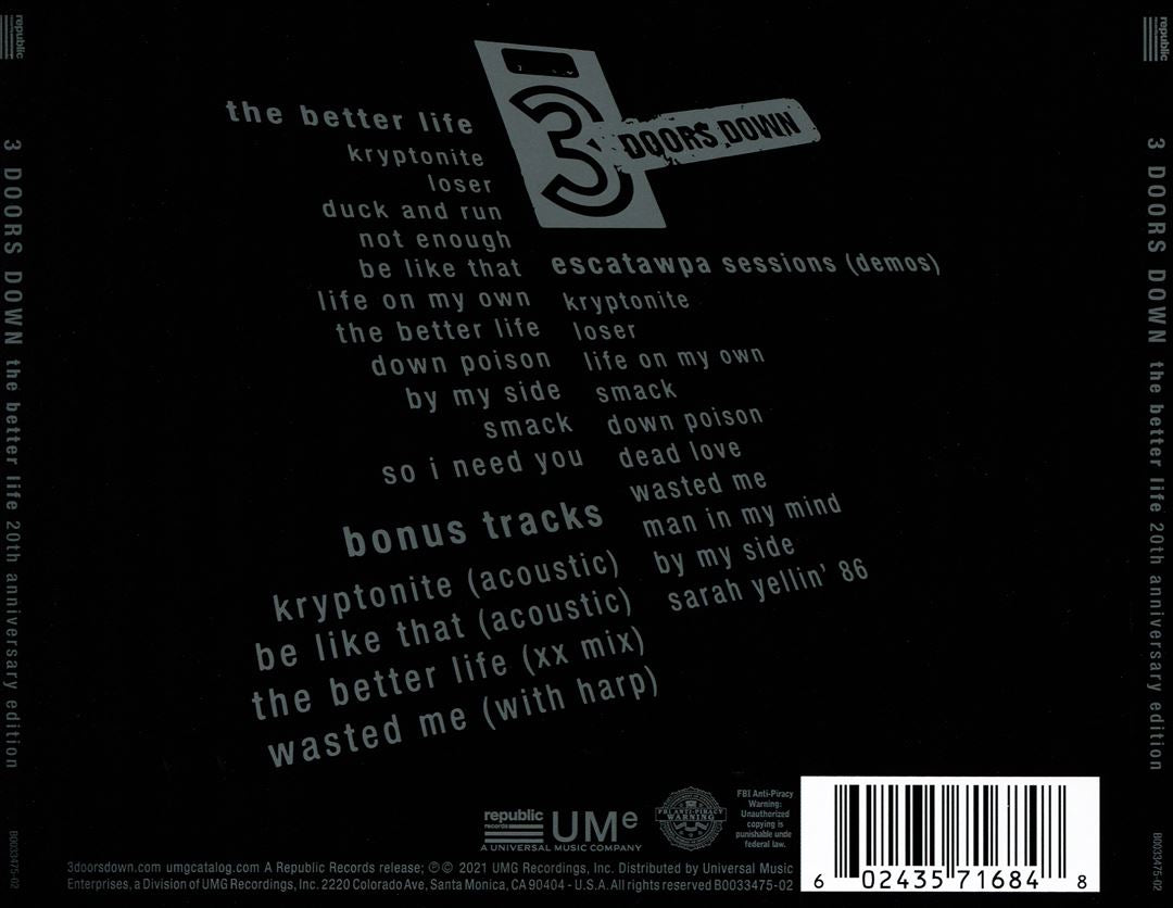 The Better Life [20th Anniversary Edition] cover art