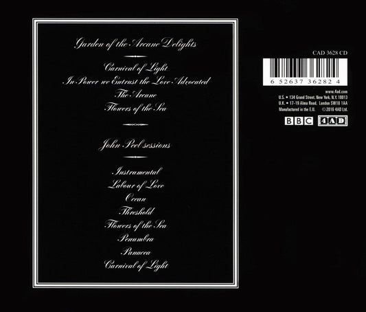 Garden of the Arcane Delights/Peel Sessions cover art