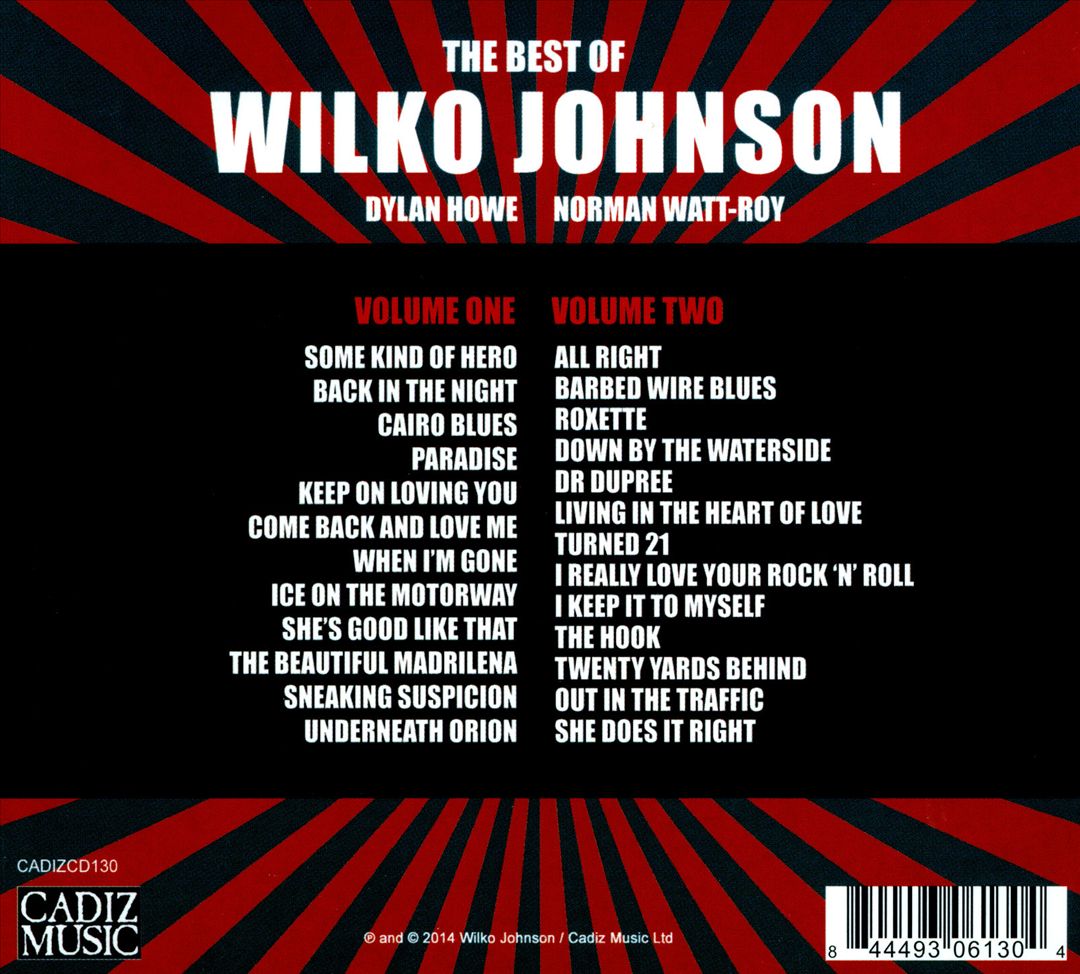Best of Wilko Johnson, Vol. 1 cover art