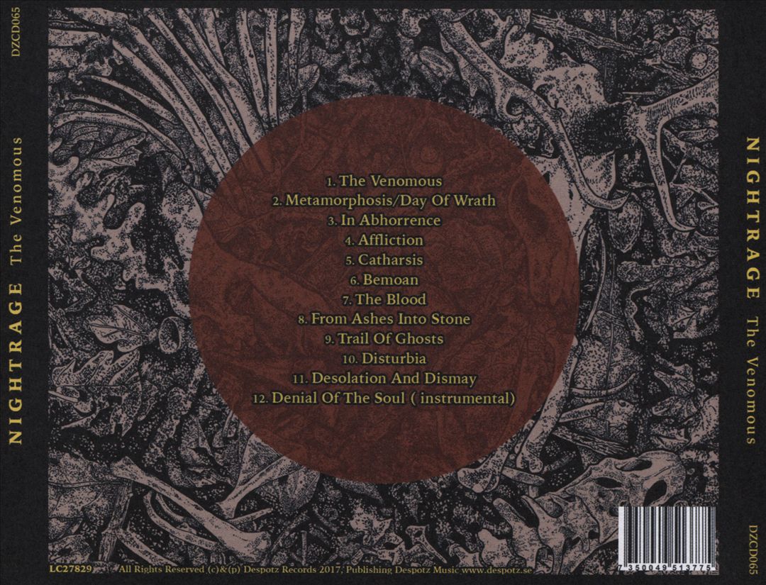 Venomous cover art