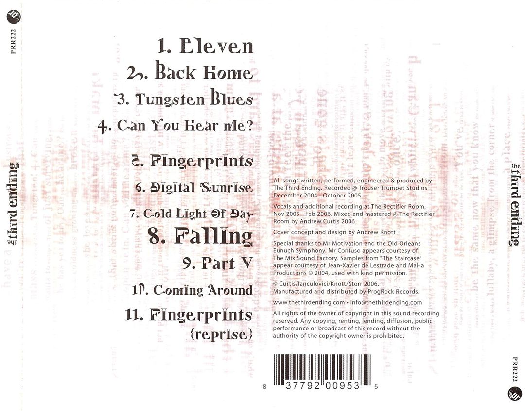 Third Ending cover art