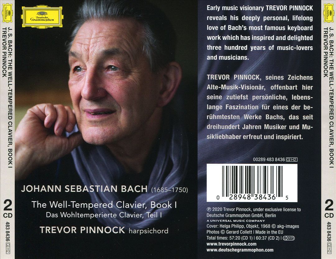 J.S. Bach: The Well-Tempered Clavier I cover art