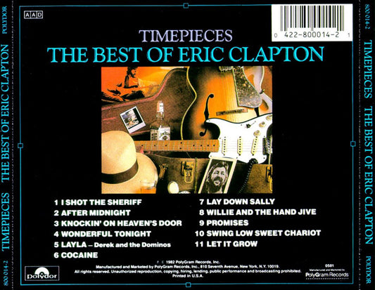 Time Pieces: The Best of Eric Clapton cover art