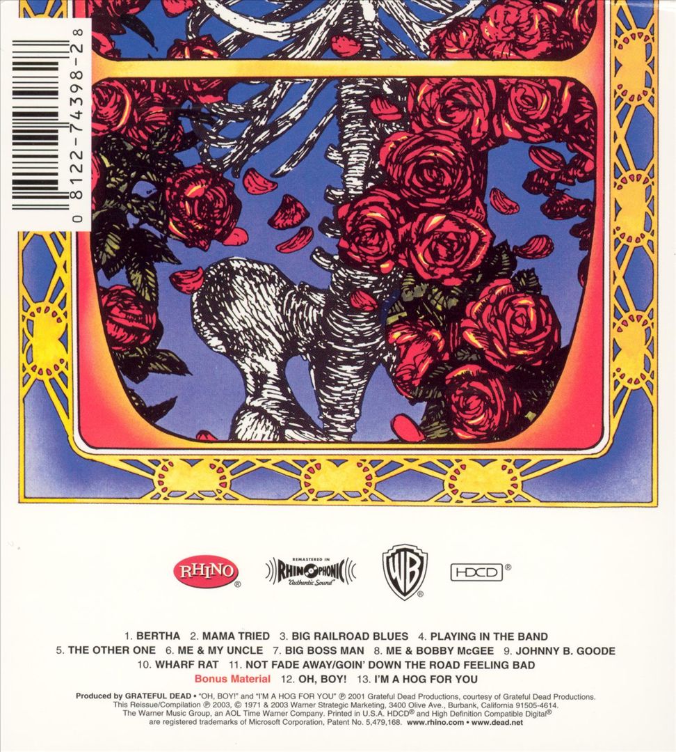 The Grateful Dead (Skull & Roses) [Bonus Tracks] cover art