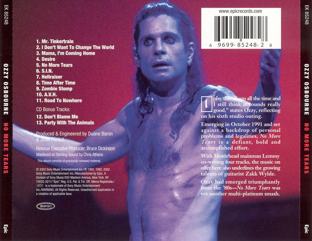 No More Tears [Bonus Tracks] cover art