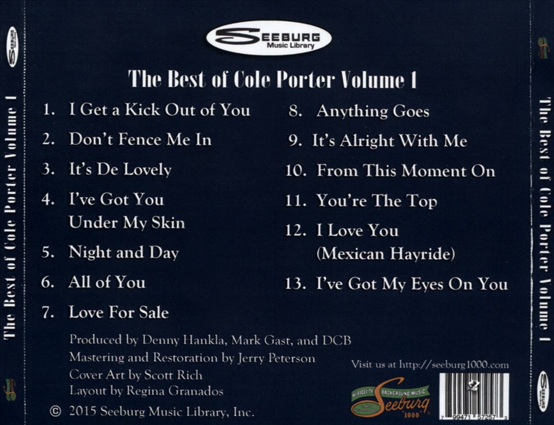 Best of Cole Porter, Vol. 1 cover art