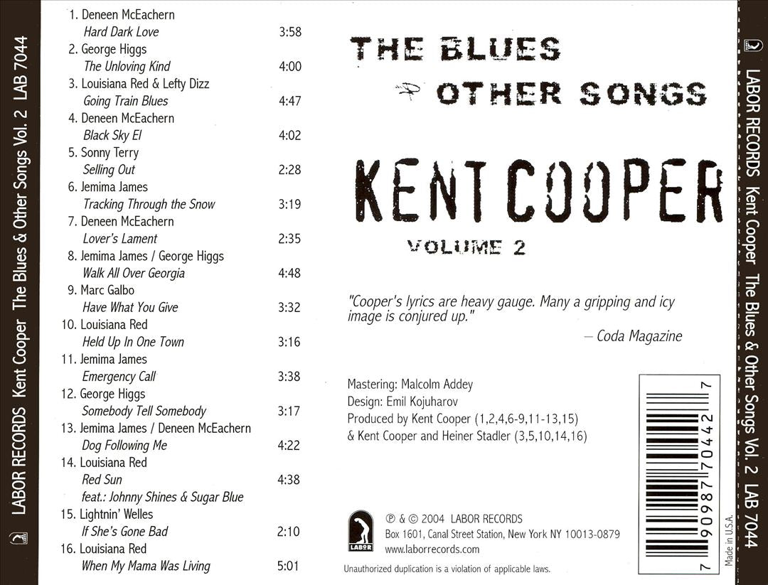 Blues & Other Songs, Vol. 2 cover art