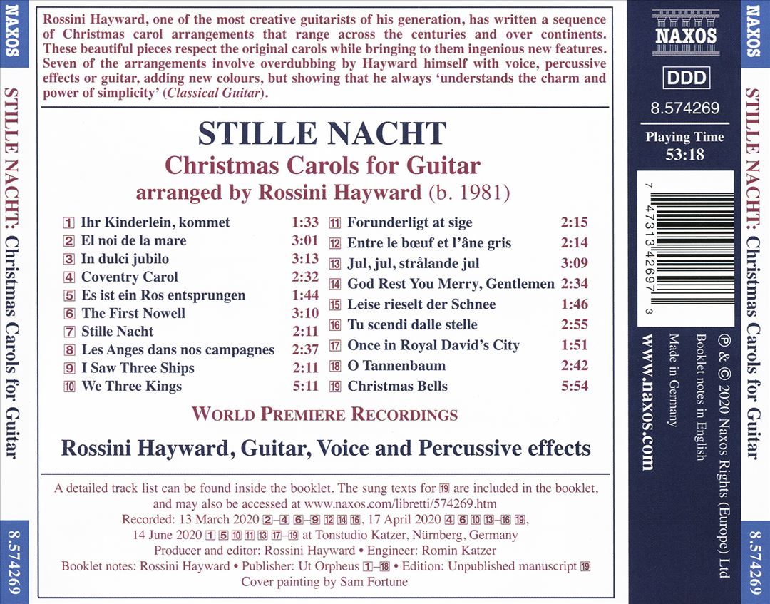 Stille Nacht: Christmas Carols for Guitar cover art