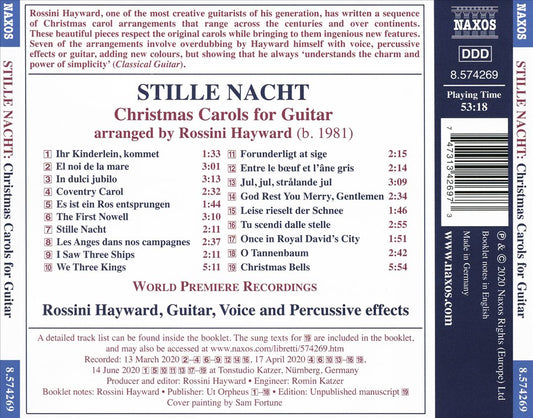 Stille Nacht: Christmas Carols for Guitar cover art