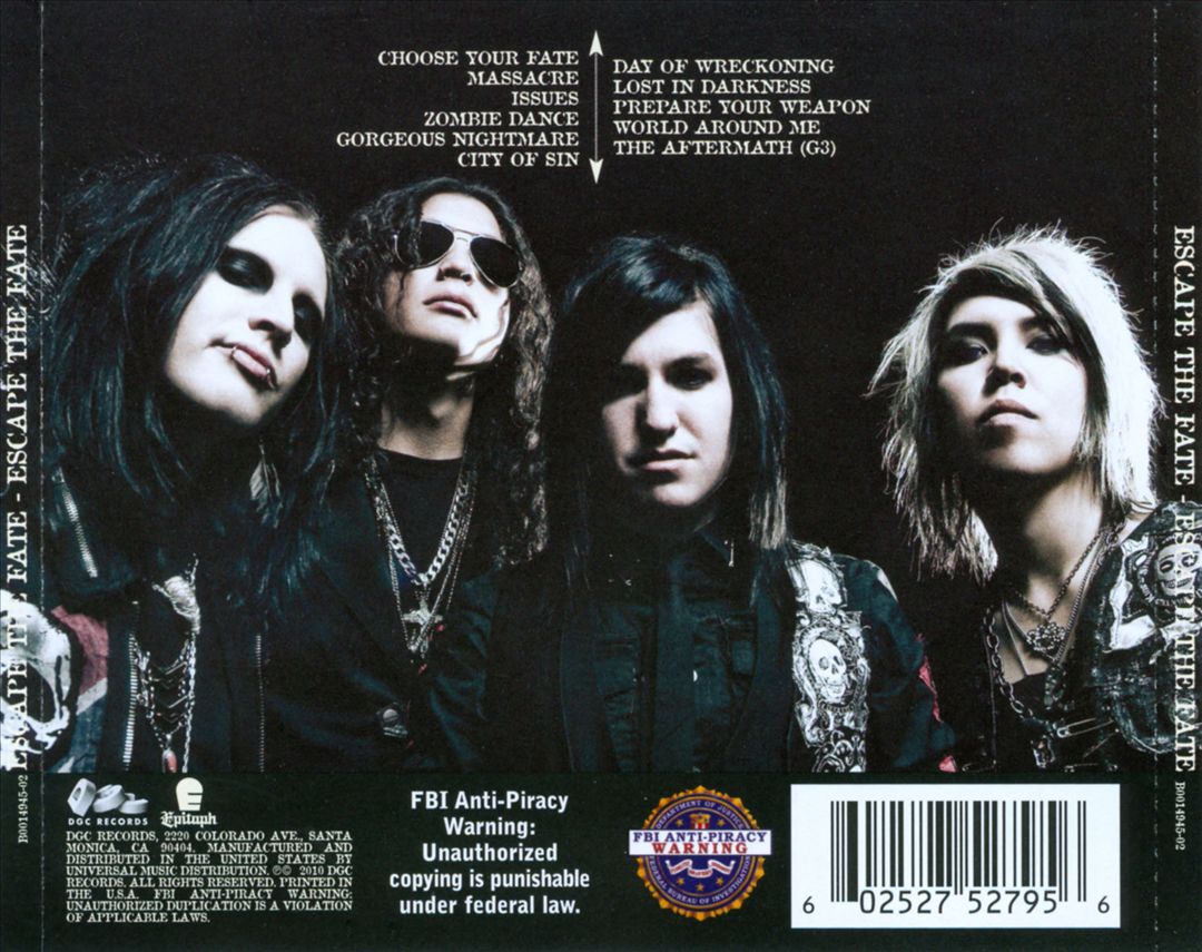 Escape the Fate cover art