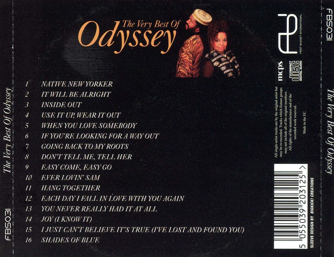 Very Best of Odyssey [First Budget International] cover art