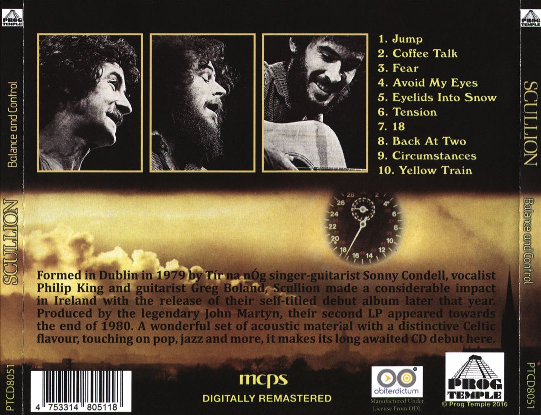 Balance and Control cover art