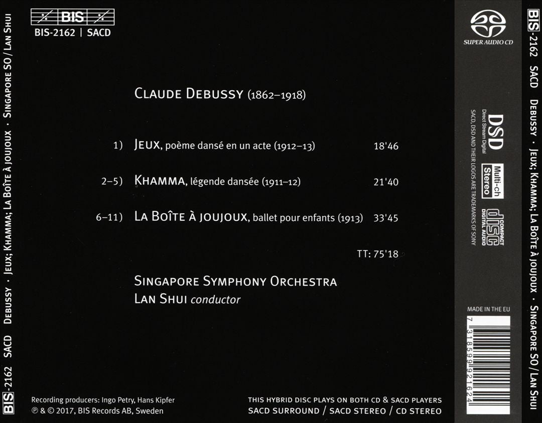Debussy: Jeux; Khamma; La boite à joujoux cover art