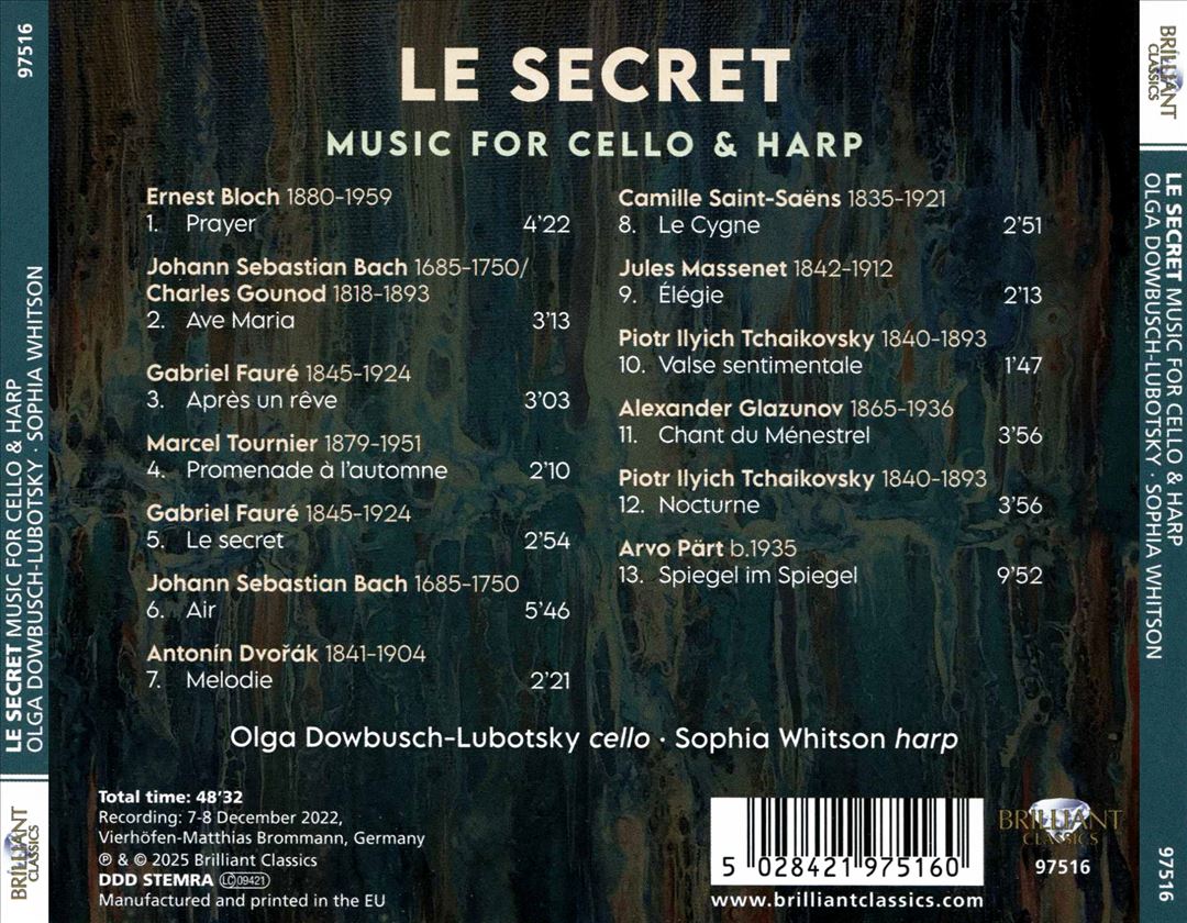 Secret: Music for Cello & Harp cover art