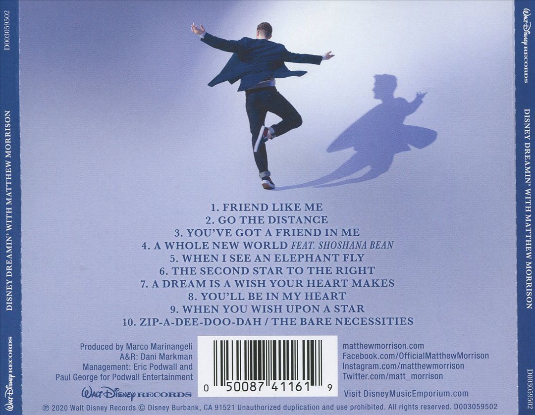 Disney Dreamin' With Matthew Morrison cover art