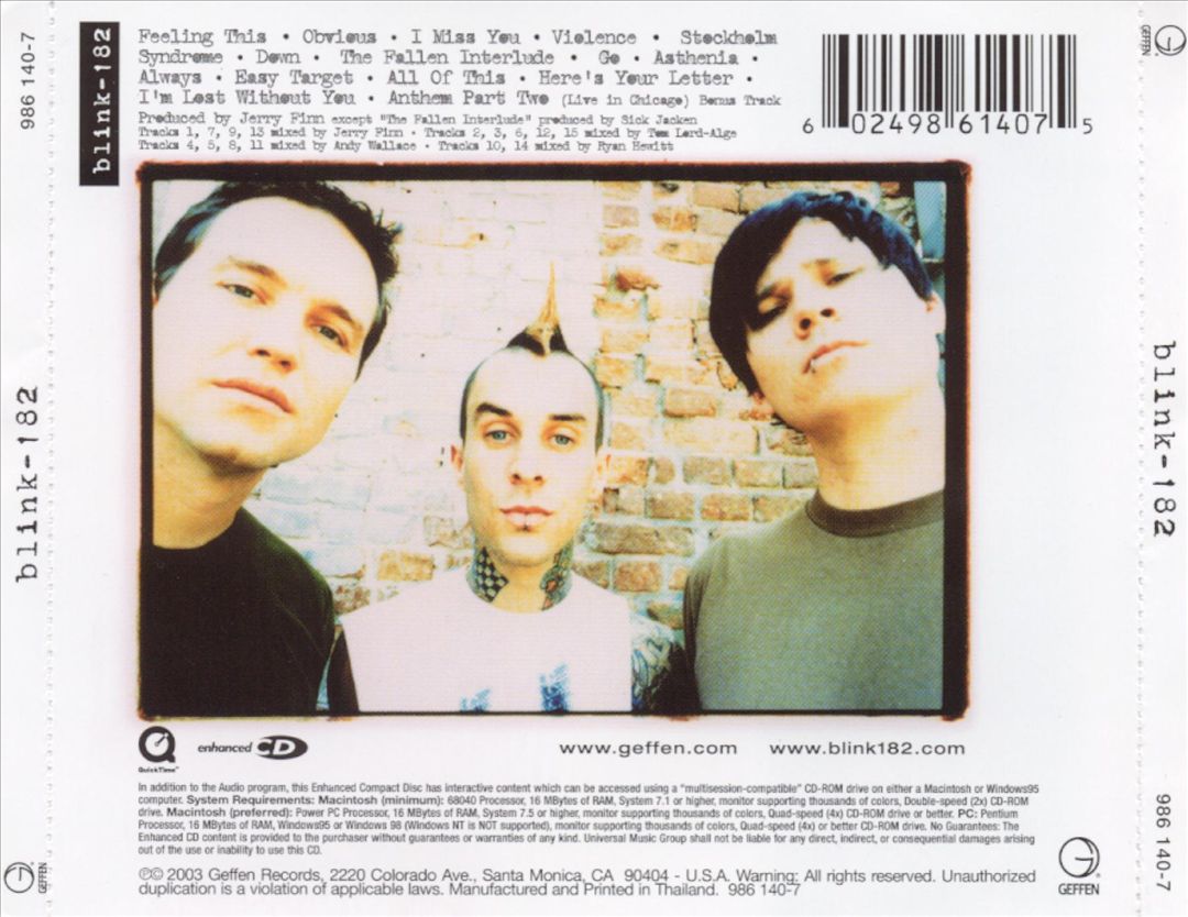 blink-182 [Bonus Track] cover art