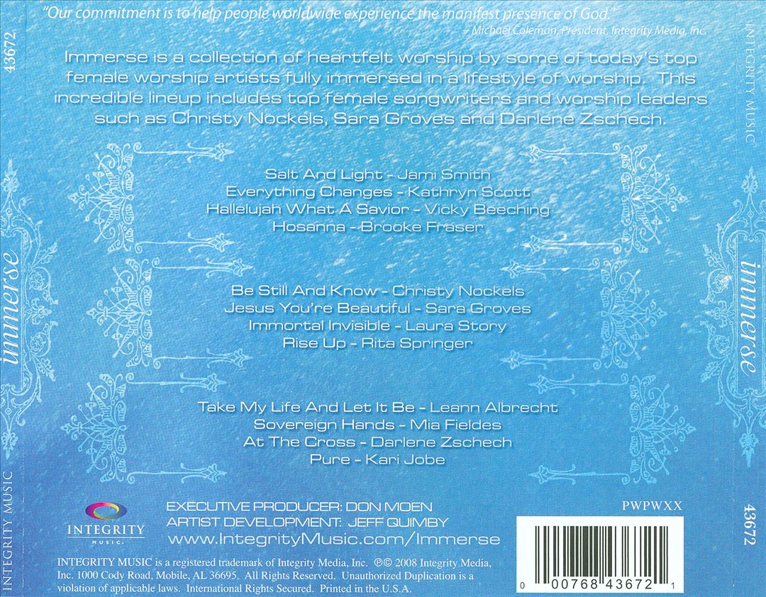 Immerse cover art