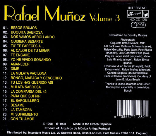 Rafael Munoz, Vol. 3 cover art