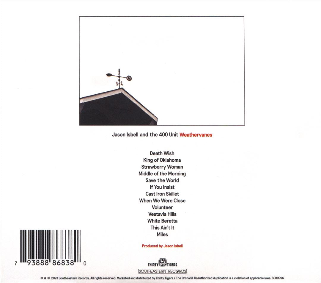 Weathervanes Jason Isbell & the 400 Unit MovieMars