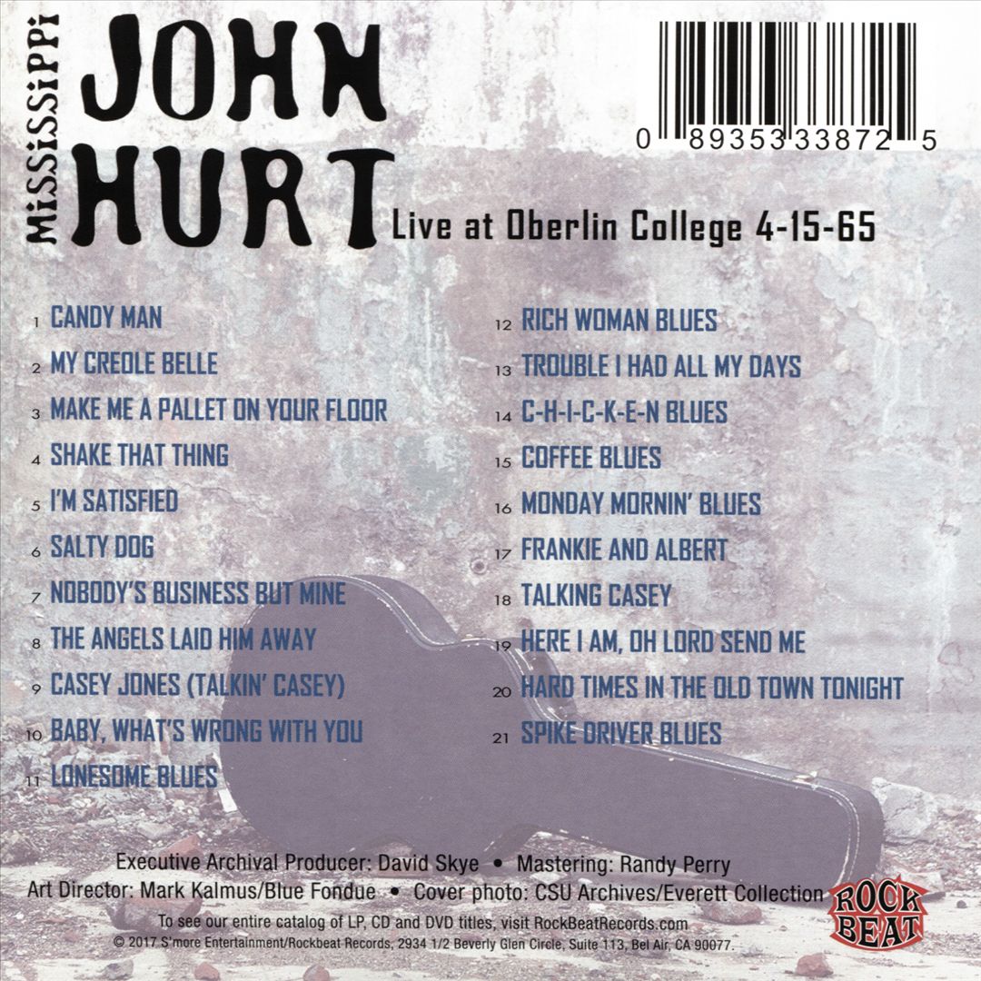 Live at Oberlin College, April 15, 1965 cover art