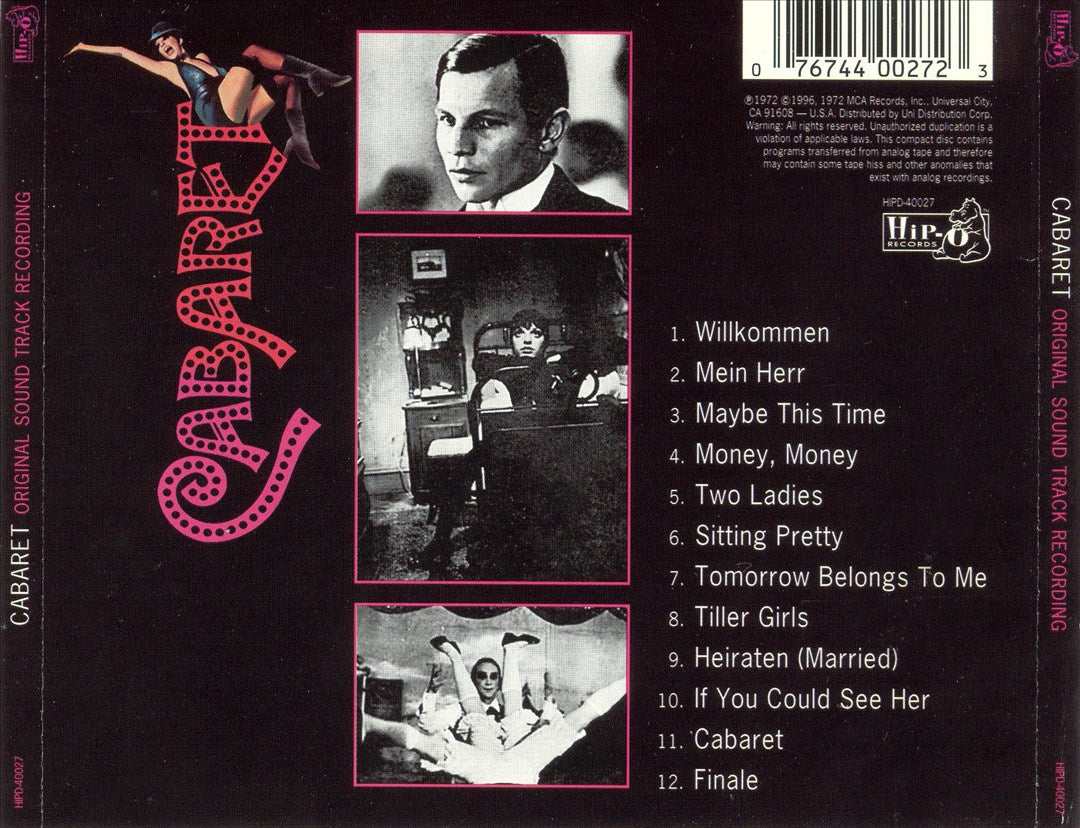 Cabaret [Original Soundtrack Recording] cover art