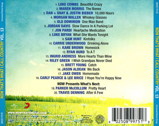 Now That's What I Call Country, Vol. 13 cover art