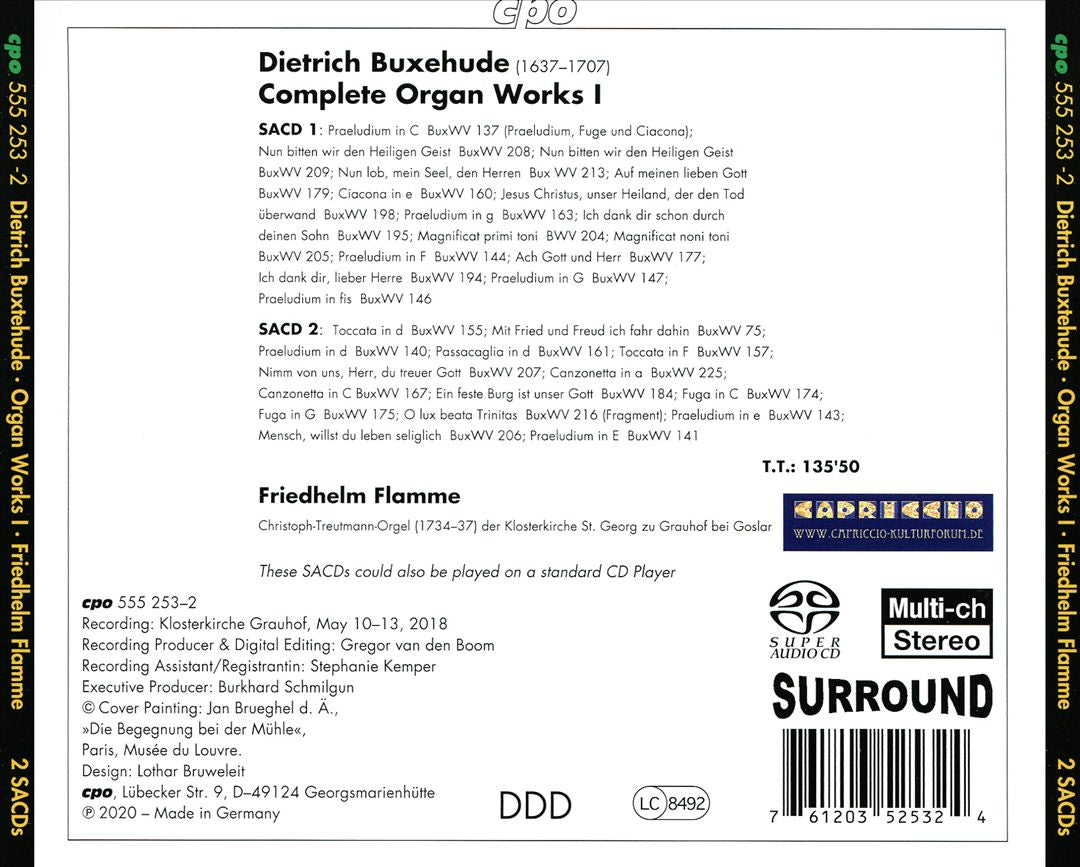 Dietrich Buxtehude: Complete Organ Works, Vol. 1 cover art