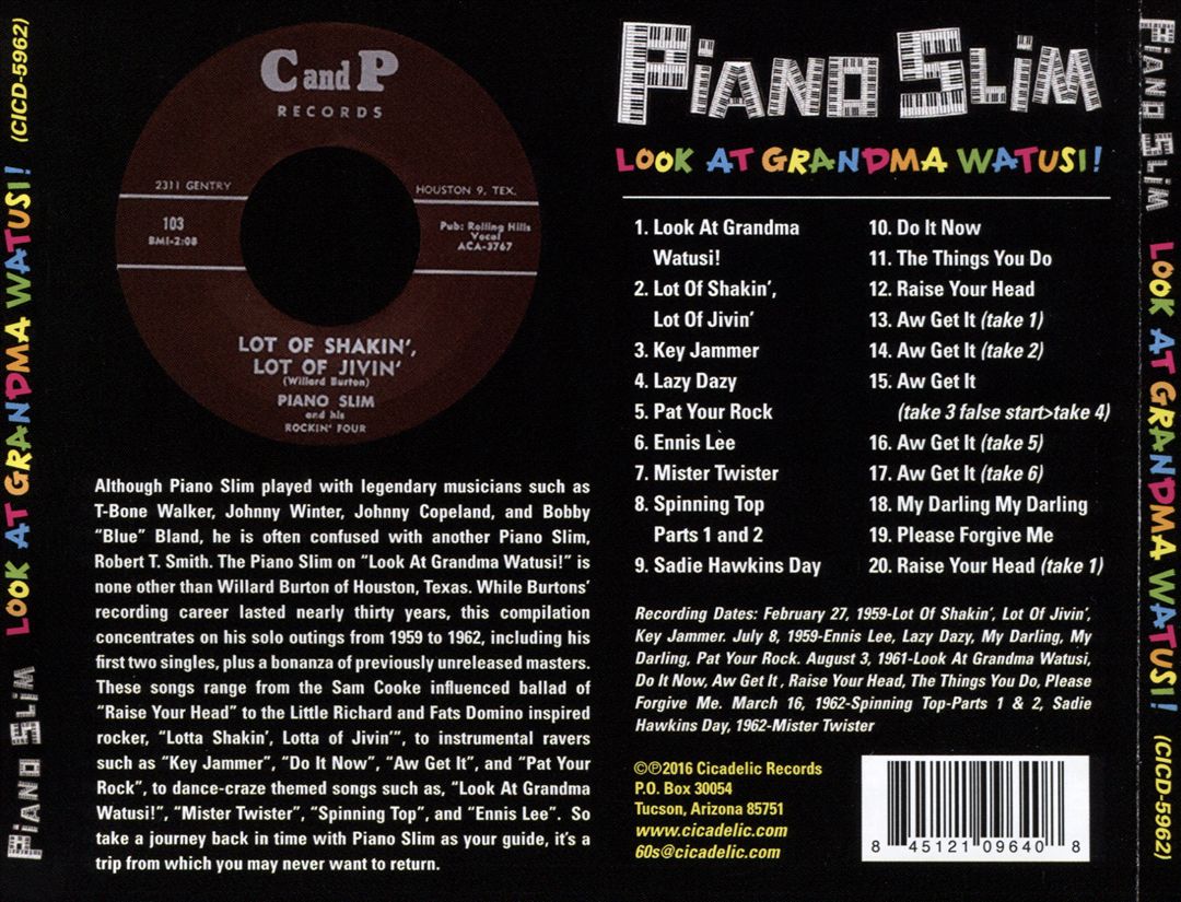 Look at Grandma Watusi cover art