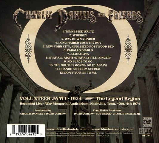 Volunteer Jam, Vol. 1: 1974 – The Legend Begins cover art