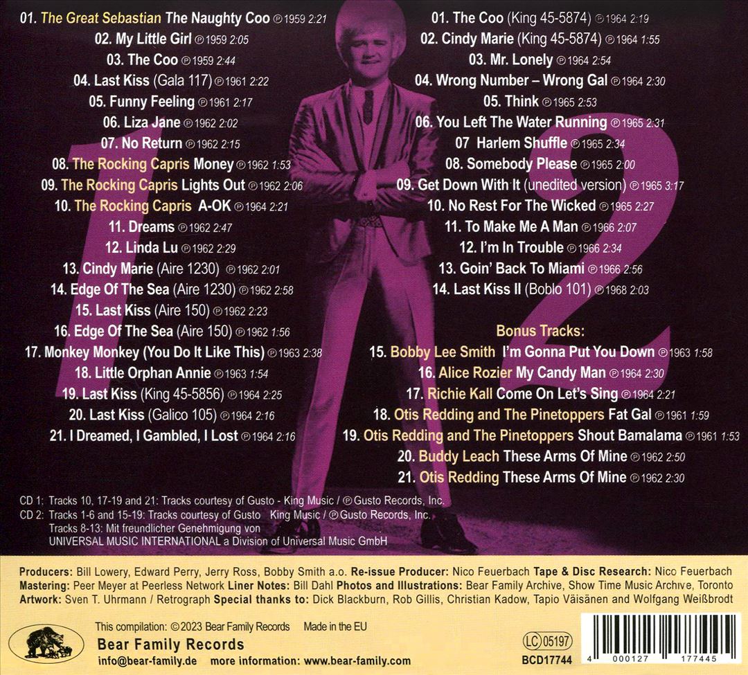 Bigger the Pompadour...His Complete Recordings From 1959-1966  cover art