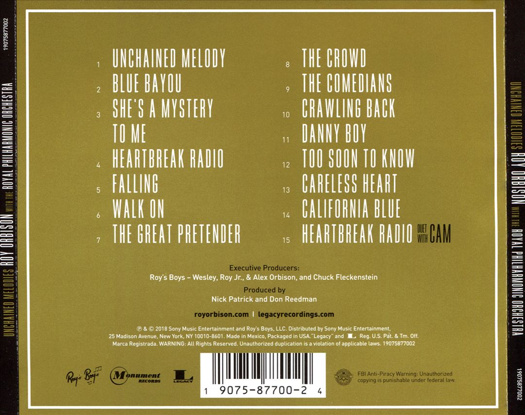 Unchained Melodies cover art