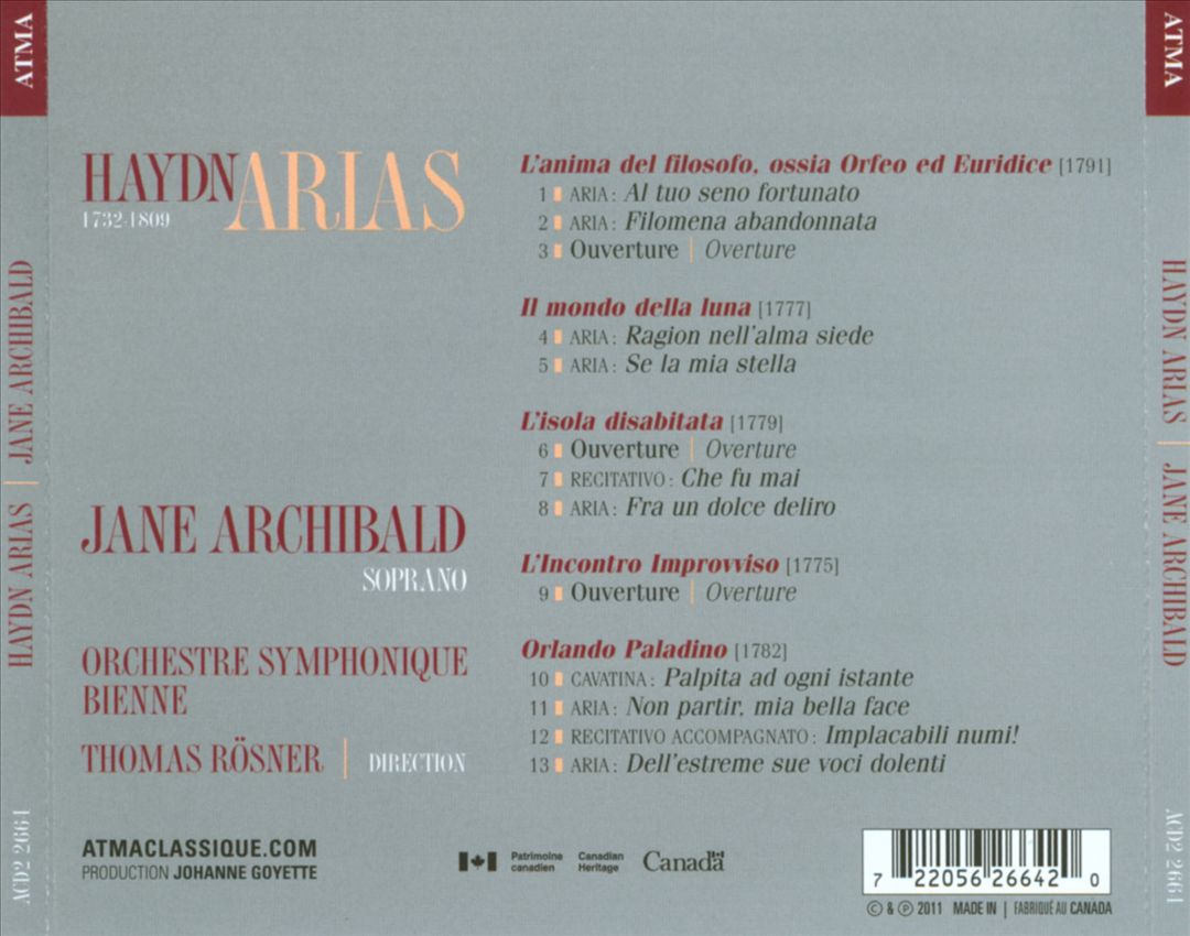 Haydn: Arias cover art