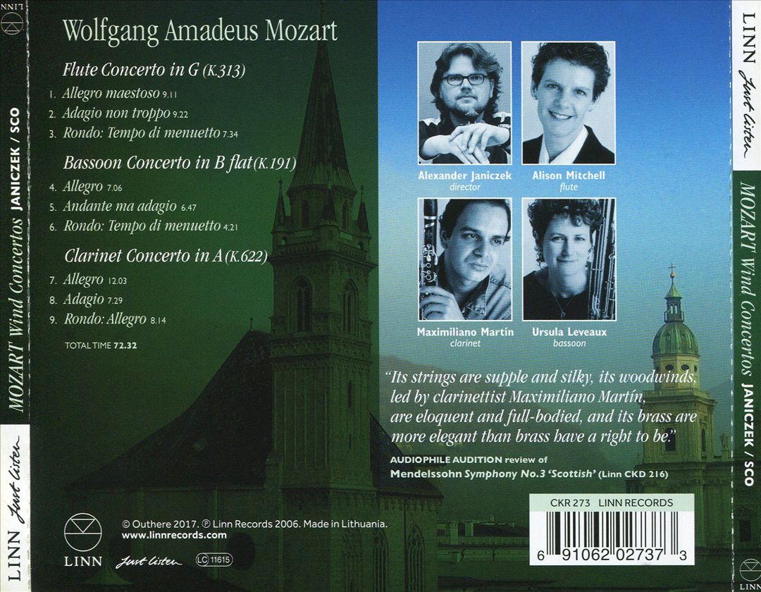 Mozart: Wind Concertos  cover art
