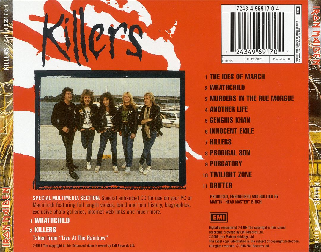 Killers cover art