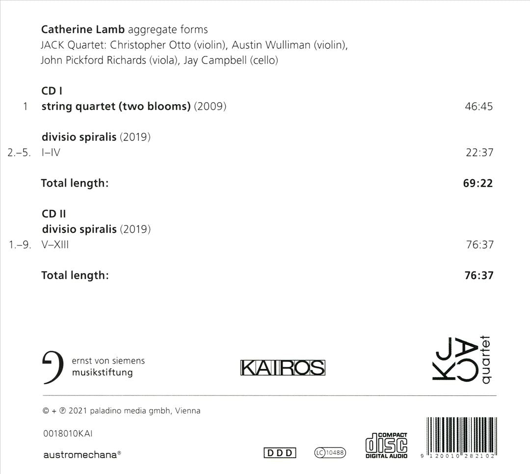 Catherine Lamb: Aggregate Forms cover art