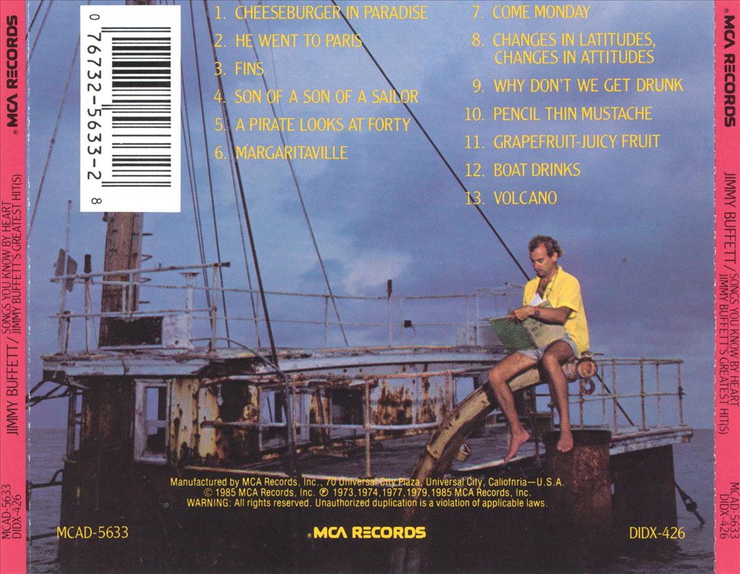 Songs You Know by Heart: Jimmy Buffett's Greatest Hit(s) cover art