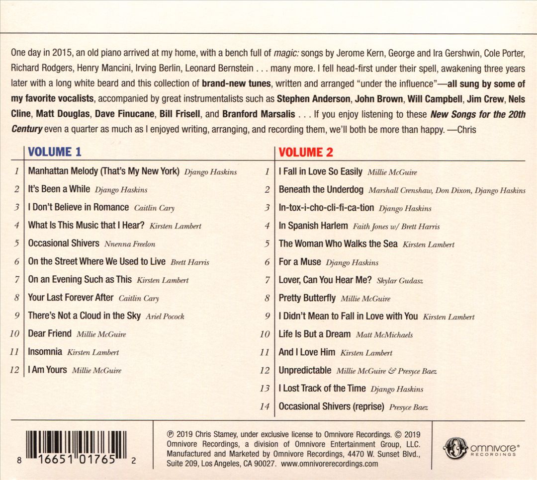 New Songs for the 20th Century cover art