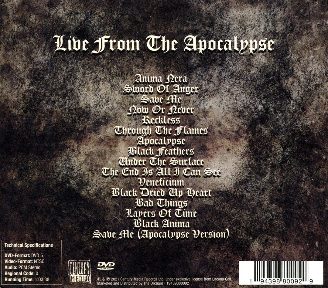 Live From the Apocalypse cover art