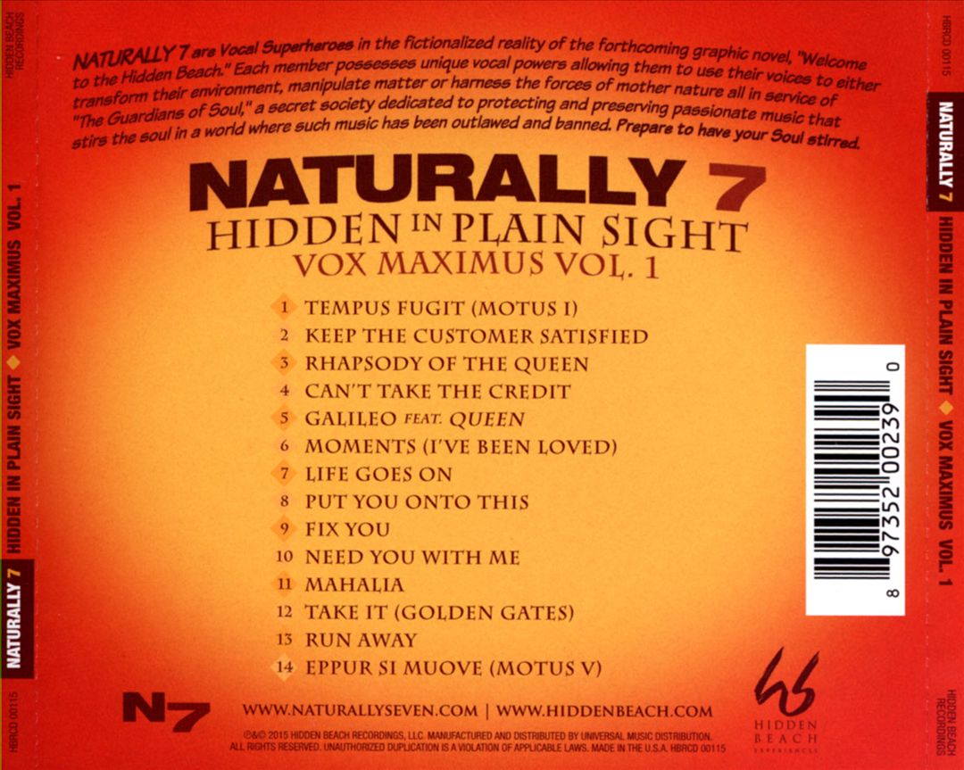 Hidden in Plain Sight: Vox Maximus, Vol. 1 cover art