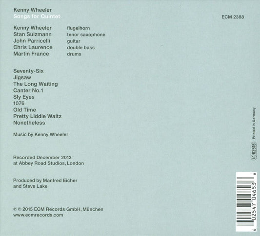 Songs for Quintet cover art