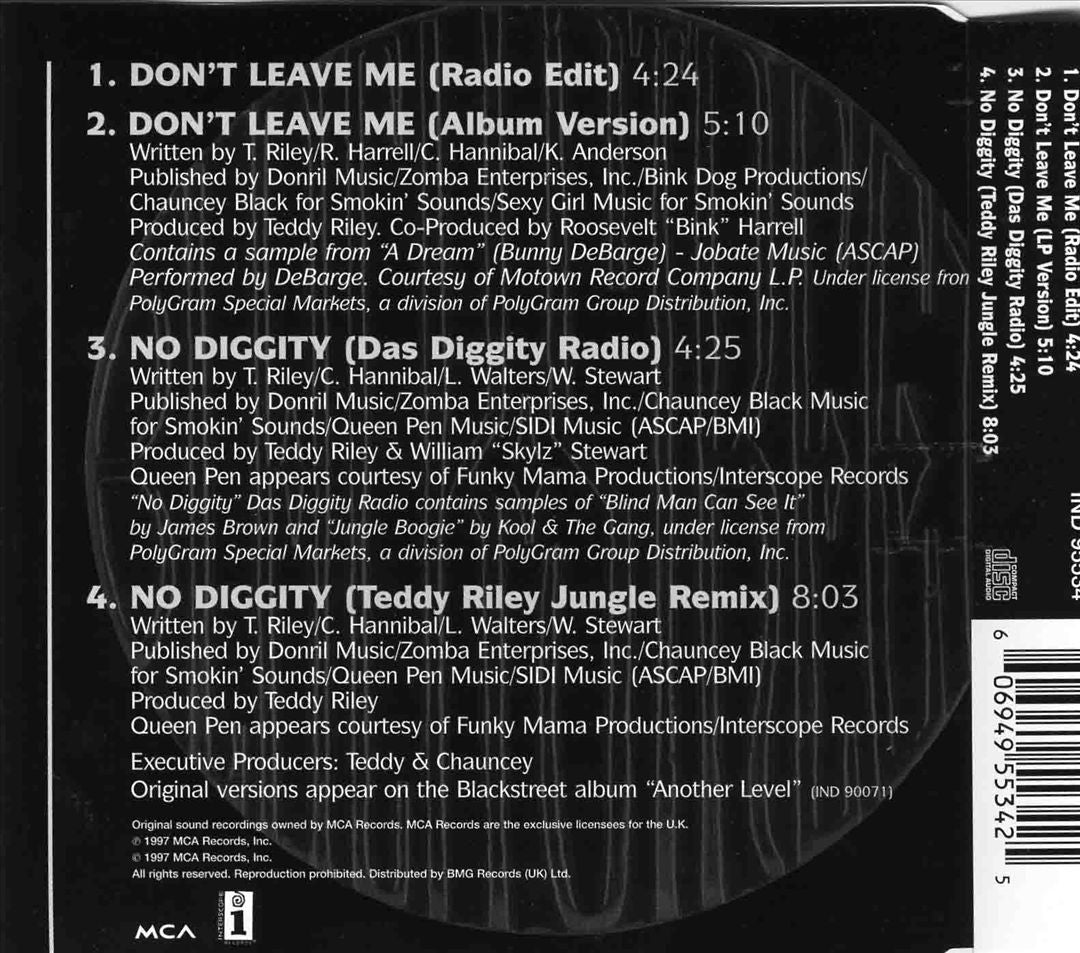 Don't Leave Me cover art