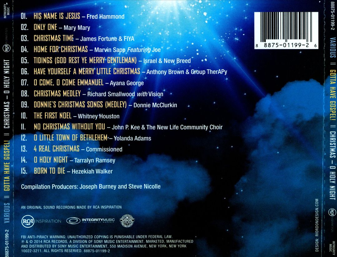 Gotta Have Gospel Christmas: O Holy Night cover art
