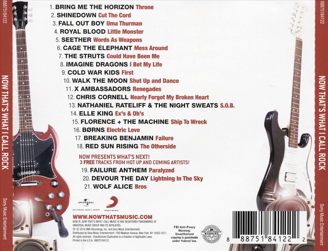 Now That's What I Call Rock [One-disc] cover art